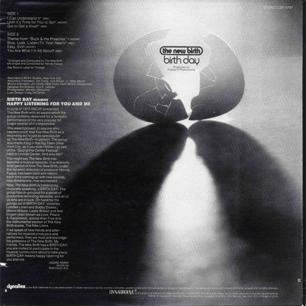 The New Birth* : Birth Day (LP, Album, Ind)