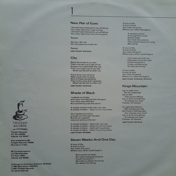 86 (2) : Provocation (LP, Album)