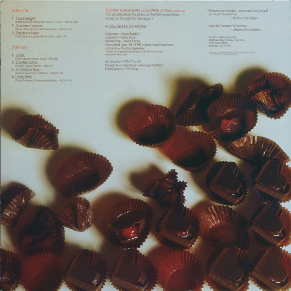 Tommy Flanagan And Hank Jones : Our Delights (LP, Album, Ter)
