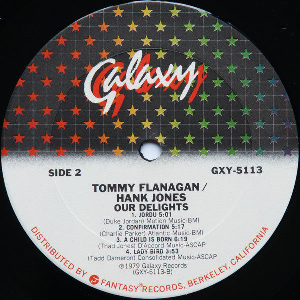 Tommy Flanagan And Hank Jones : Our Delights (LP, Album, Ter)
