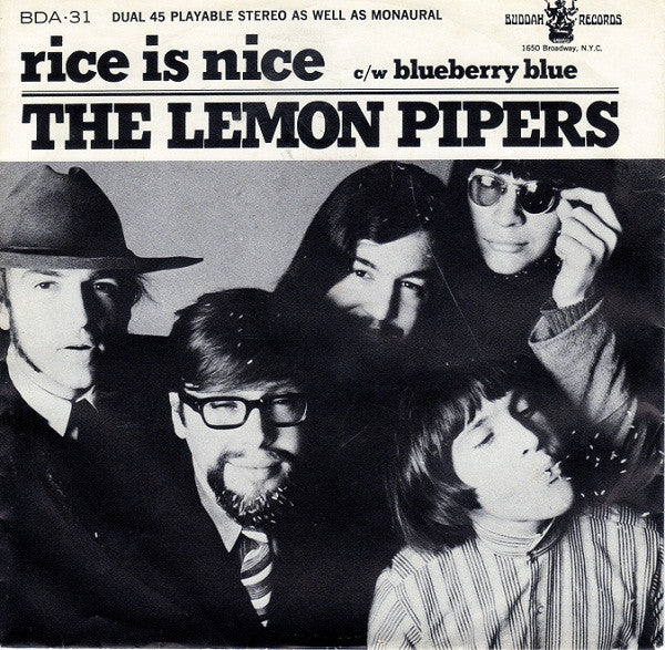 The Lemon Pipers : Rice Is Nice / Blueberry Blue (7", Single)