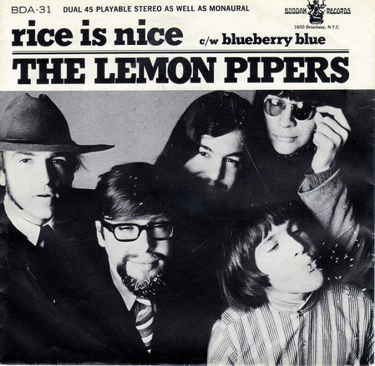 The Lemon Pipers : Rice Is Nice / Blueberry Blue (7", Single)