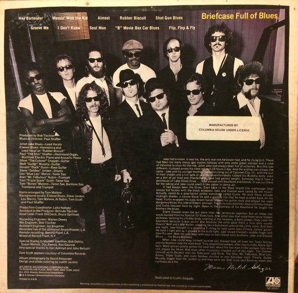 The Blues Brothers : Briefcase Full Of Blues (LP, Album, Club)