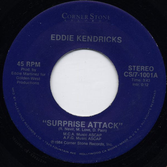 Eddie Kendricks : Surprise Attack (7")