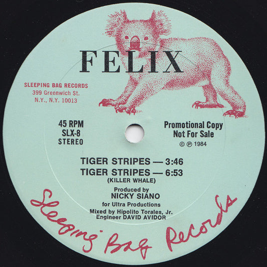 Felix (2) : Tiger Stripes (12", Promo)