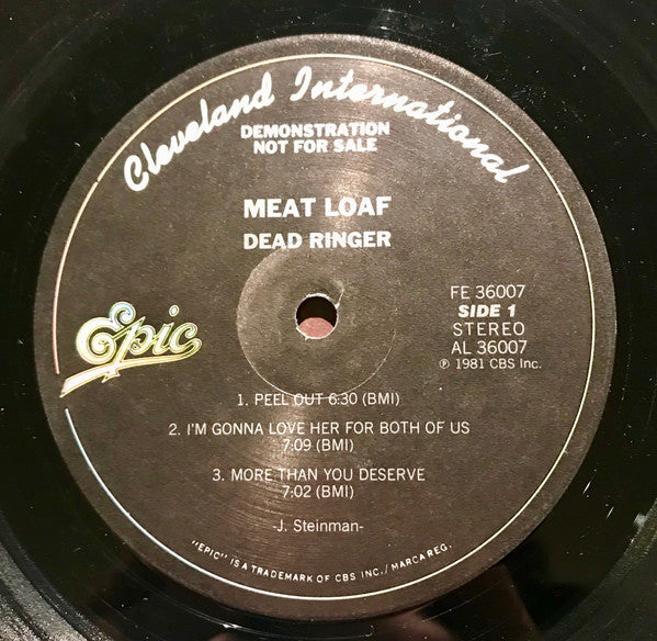 Meat Loaf : Dead Ringer (LP, Album, Promo, KM )