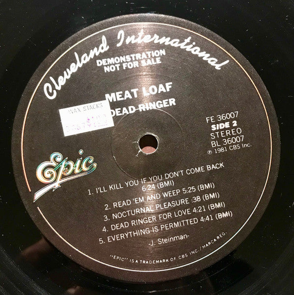 Meat Loaf : Dead Ringer (LP, Album, Promo, KM )