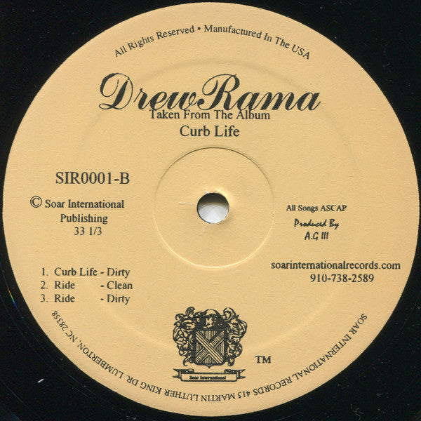 Drew Rama : Ectasy / Curb Life / Ride (12")