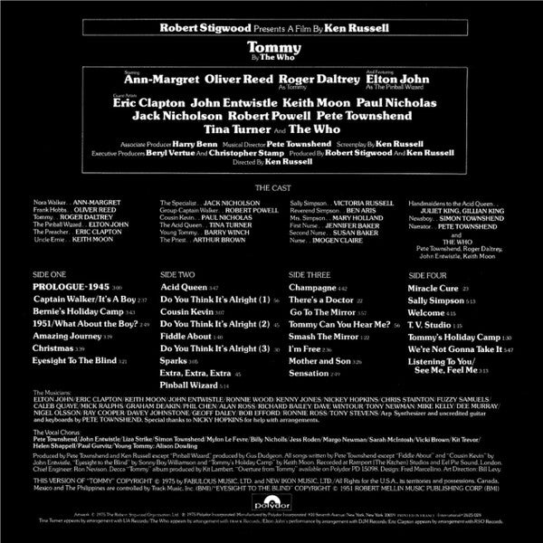 Various : Tommy (Original Soundtrack Recording) (2xLP, Album, PRC)
