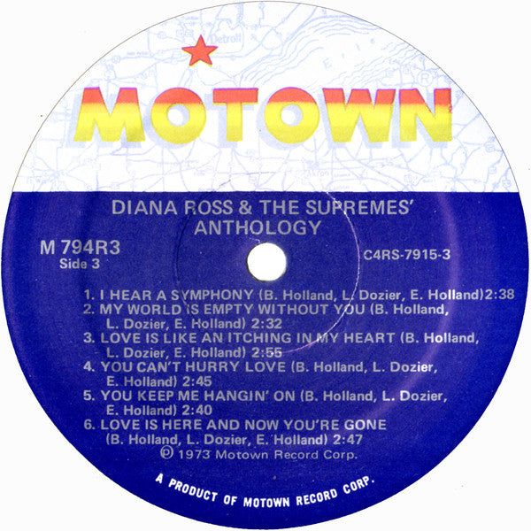 Diana Ross And The Supremes* : Anthology (3xLP, Comp)