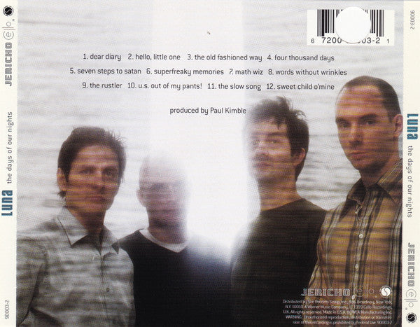 Luna (5) : The Days Of Our Nights (CD, Album)