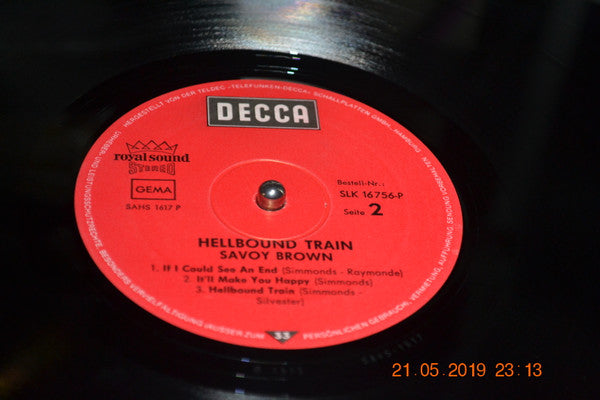 Savoy Brown : Hellbound Train (LP, Album, Gat)