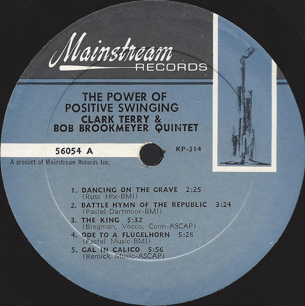 Clark Terry / Bob Brookmeyer Quintet : The Power Of Positive Swinging (LP, Album, Mono)
