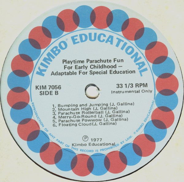 Georgiana Liccione Stewart* : Playtime Parachute Fun For Early Childhood (LP, Album)