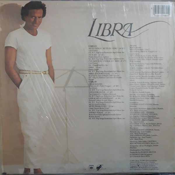 Julio Iglesias : Libra (LP, Album)