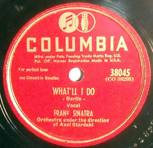 Frank Sinatra : What'll I Do / My Cousin Louella (Shellac, 10", Kin)