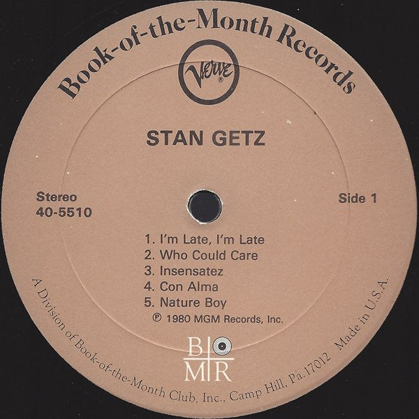 Stan Getz : Stan Getz (3xLP, Comp + Box)