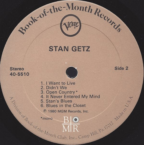 Stan Getz : Stan Getz (3xLP, Comp + Box)