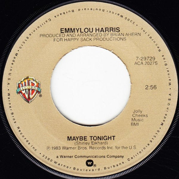 Emmylou Harris : I'm Movin' On (7", Single, Jac)