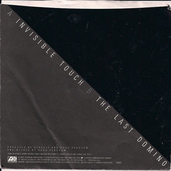 Genesis : Invisible Touch (7", Spe)