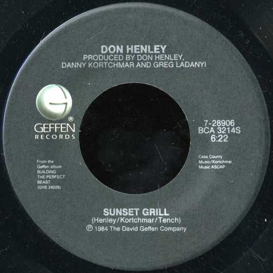 Don Henley : Sunset Grill (7", Single, Spe)
