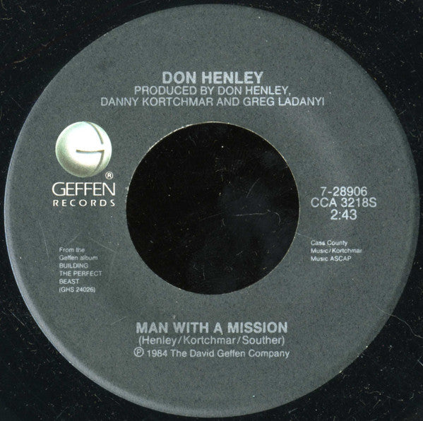 Don Henley : Sunset Grill (7", Single, Spe)