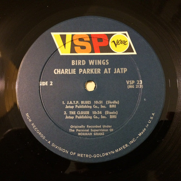 Charlie Parker : Bird Wings (LP, Comp)