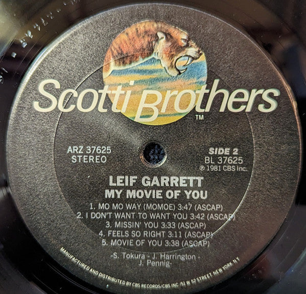 Leif Garrett : My Movie Of You (LP)