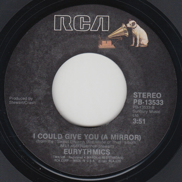 Eurythmics : Sweet Dreams (Are Made Of This) (7", Single, Styrene, Ind)