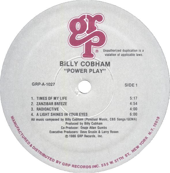 Billy Cobham : Powerplay (LP, Album)