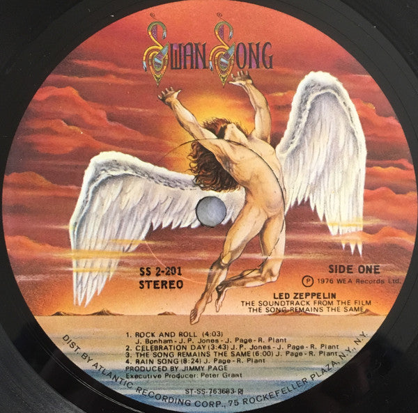 Led Zeppelin : The Soundtrack From The Film The Song Remains The Same (2xLP, Album, PRC)