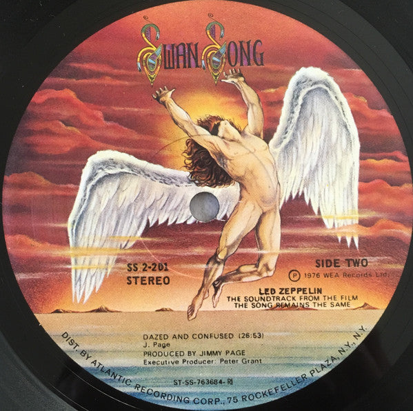 Led Zeppelin : The Soundtrack From The Film The Song Remains The Same (2xLP, Album, PRC)