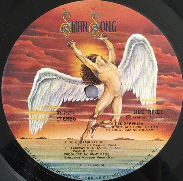 Led Zeppelin : The Soundtrack From The Film The Song Remains The Same (2xLP, Album, PRC)