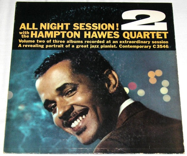 The Hampton Hawes Quartet* : All Night Session! Vol. 2 (LP, Album, Mono)