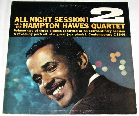 The Hampton Hawes Quartet* : All Night Session! Vol. 2 (LP, Album, Mono)
