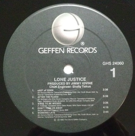 Lone Justice : Lone Justice (LP, Album, All)