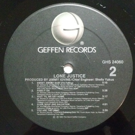 Lone Justice : Lone Justice (LP, Album, All)