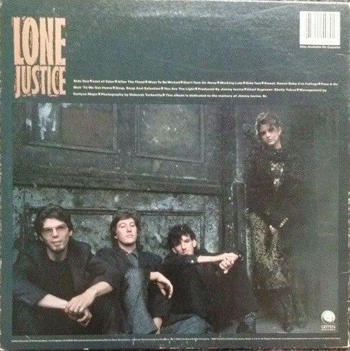 Lone Justice : Lone Justice (LP, Album, All)