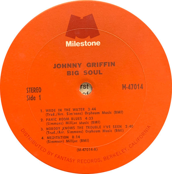 Johnny Griffin : Big Soul (2xLP, Comp, Pit)