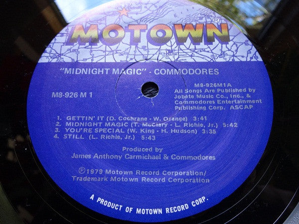 Commodores : Midnight Magic (LP, Album, Sup)
