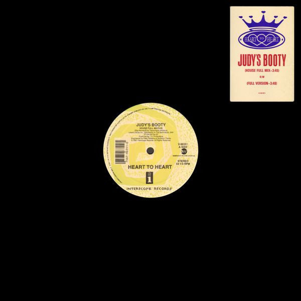 Heart To Heart (2) : Judy's Booty (12")