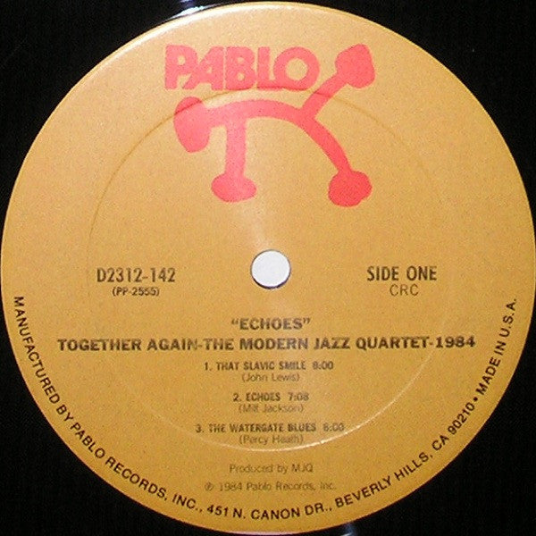 The Modern Jazz Quartet : Echoes (LP, Album, Club, CRC)