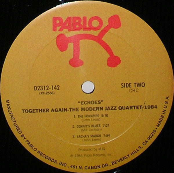 The Modern Jazz Quartet : Echoes (LP, Album, Club, CRC)