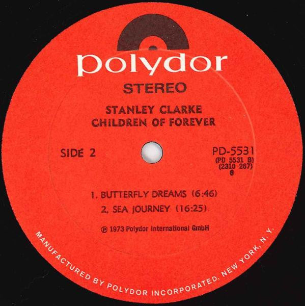 Stan Clarke* : Children Of Forever (LP, Album)