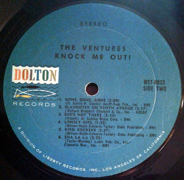 The Ventures : Knock Me Out! (LP, Album)