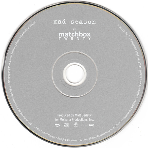 Matchbox Twenty : Mad Season (CD, Album, Enh)
