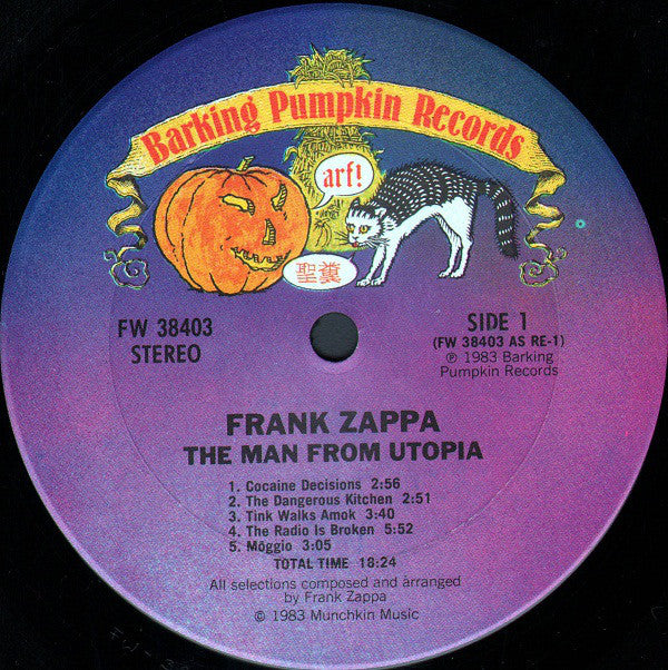 Zappa* : The Man From Utopia (LP, Album, Pit)