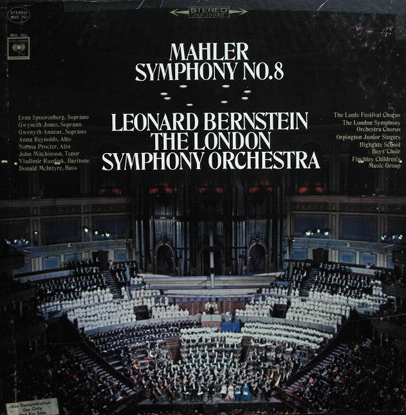 Mahler* - Leonard Bernstein, The London Symphony Orchestra* : Symphony No. 8 (2xLP, Album + Box)