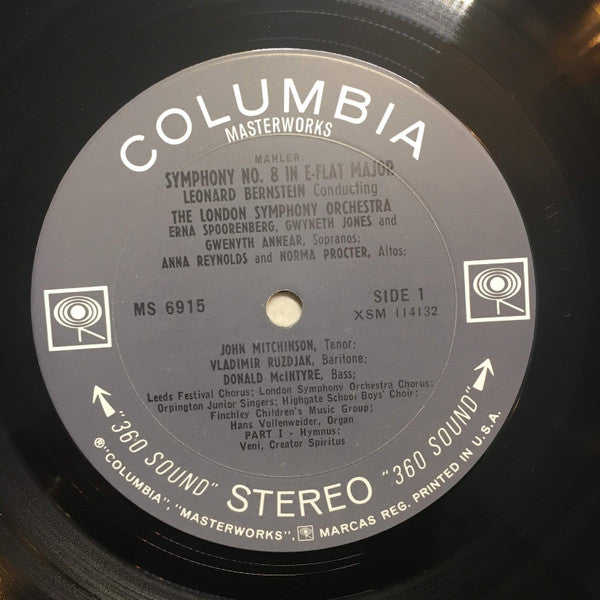 Mahler* - Leonard Bernstein, The London Symphony Orchestra* : Symphony No. 8 (2xLP, Album + Box)