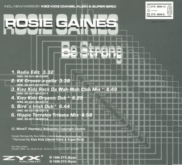 Rosie Gaines : Be Strong (CD, Maxi)